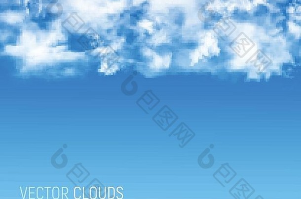 云的抽象背景