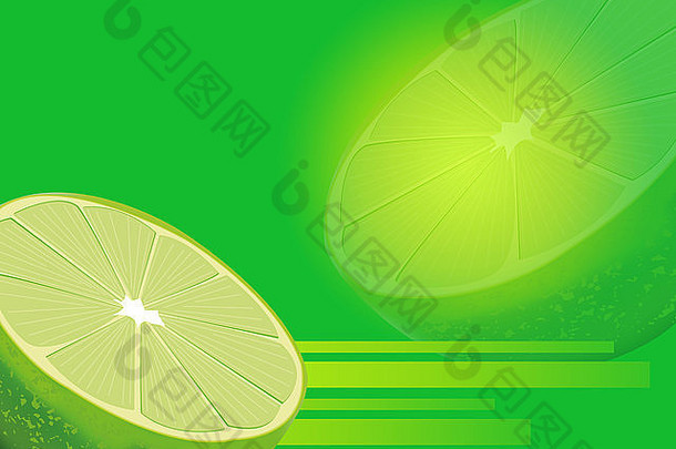 绿色柠檬背景柠檬绿色背景设计宣传册涵盖了