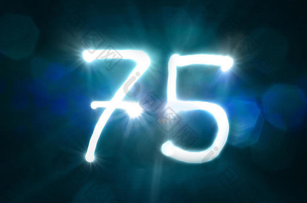 seventyfive光闪耀发光数量周年纪念日一年