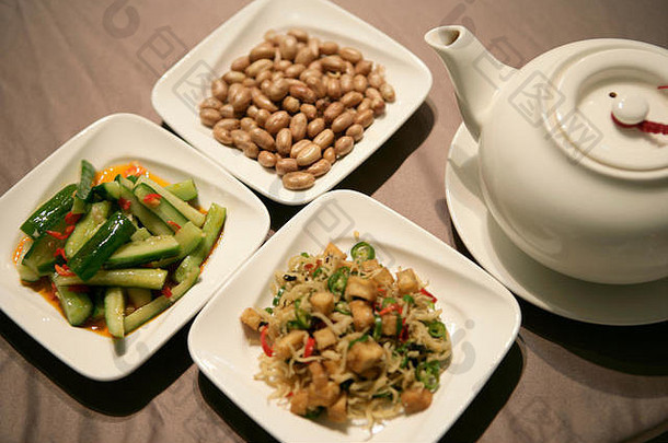 迪姆苏姆传统的亚洲食物