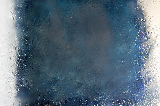 蒸汽冷冻玻璃抽象背景