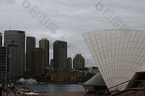 澳大利亚<strong>悉尼</strong>——从<strong>歌剧院</strong>看环形码头