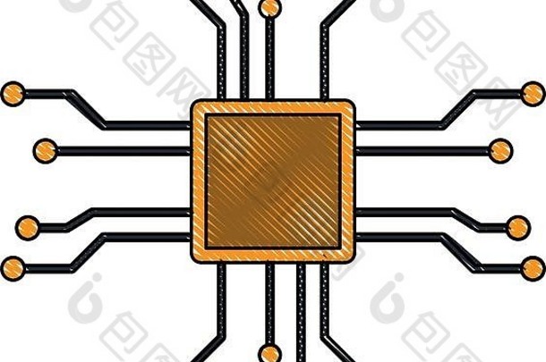 微芯片技术符号