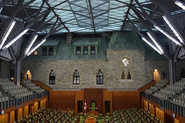 临时加拿大房子下议院议会位于西块议会山渥太华安大略加拿大