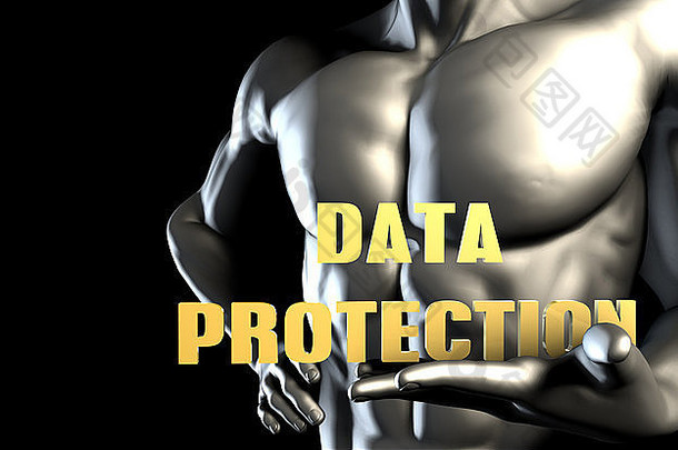 数据保护由一名业务人员作为概念