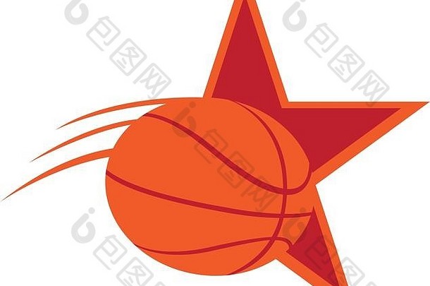 有星星的篮球
