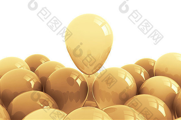 金气球庆祝活动背景