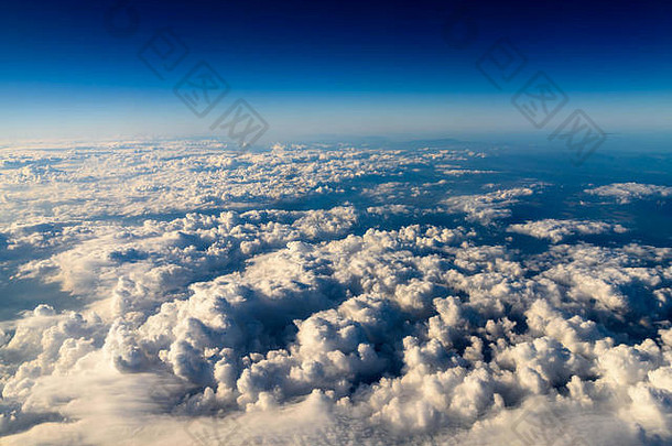 从40000英尺高空俯瞰<strong>地球</strong>的鸟瞰图