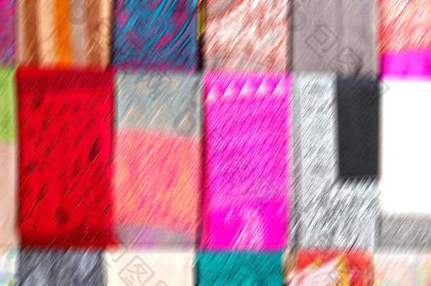 迪拜blur配件彩色全套围巾和头巾旧市场