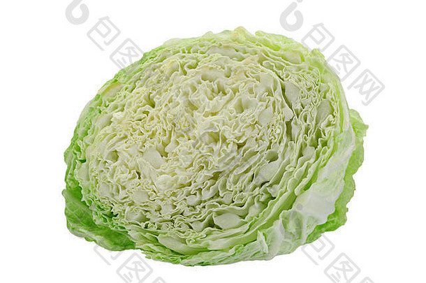 中国人卷心菜蔬菜孤立的白色背景