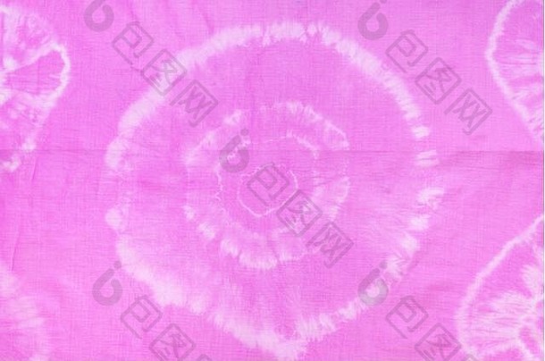 片段摘要模式粉红色的围巾彩色的扎染蜡染技术