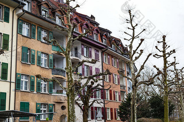 瑞士伯尔尼的传统建筑图片
