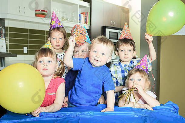生日聚会，派对孩子们