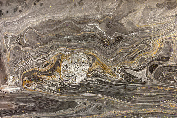 大理石抽象丙烯酸背景。自然大理石花纹艺术品纹理。