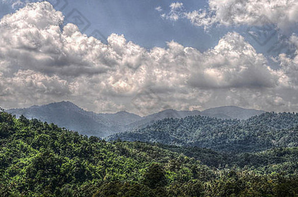 马来西亚盘山风景