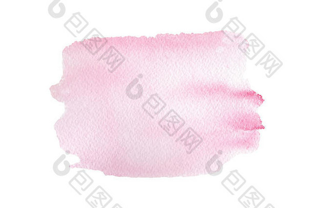 水彩柔和的手工制作的纹理粉红色的颜色背景项目孤立的纹理婚礼邀请标志帖子卡