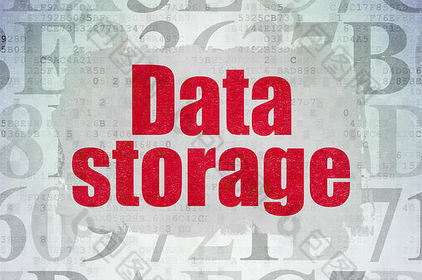 信息概念：数字数据<strong>纸</strong>背景下的数据存储
