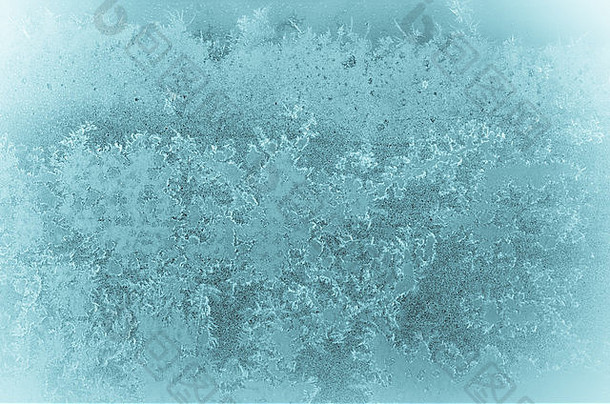 冬天摘要霜模式玻璃