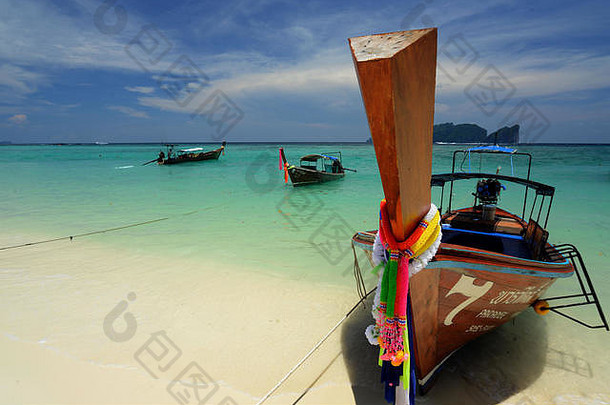 海滩岛披菲斐斐岛城市甲米安达曼海南泰国