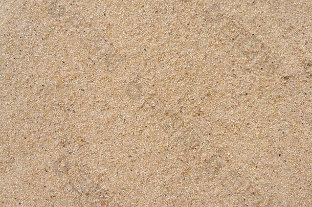 海滩上的棕色海洋<strong>沙粒</strong>特写作为背景