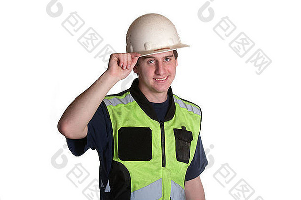 建设工人安全夹克