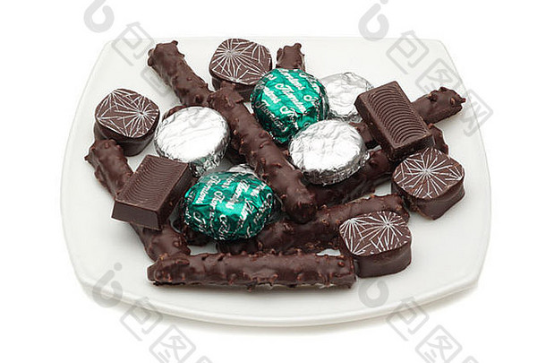<strong>纯黑</strong>薄荷薄荷巧克力特殊糖果品种白板方形精选英国