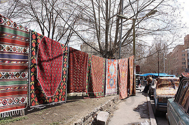 亚美尼亚。埃里温。地毯