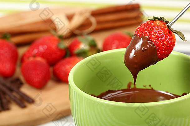 巧克力草莓火锅