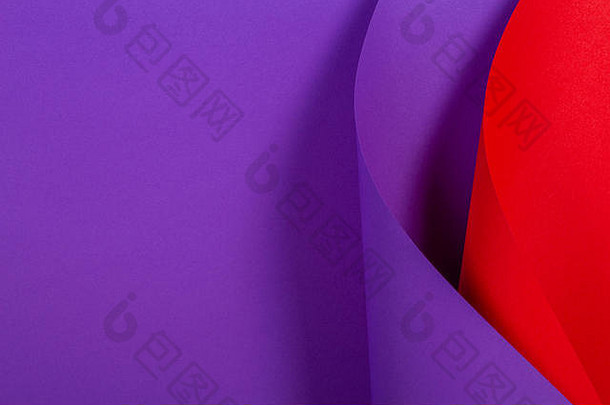 摘要色彩斑斓的背景红色的紫罗兰色的紫色的颜色纸几何形状