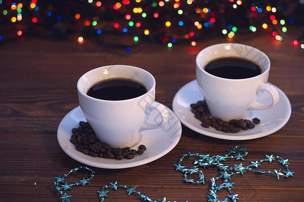 圣诞节生活咖啡杯碟子