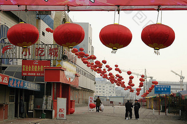空街装饰中国人一年北中国