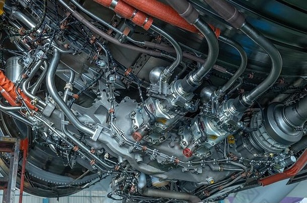 气体涡轮引擎权力植物飞机行业石油气体工业技术由压缩机燃烧涡轮