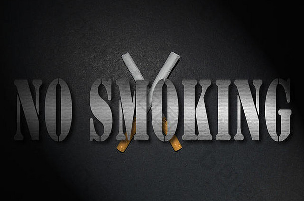 香烟肺癌宣传手册研究，戒烟的美好和有意义的图像