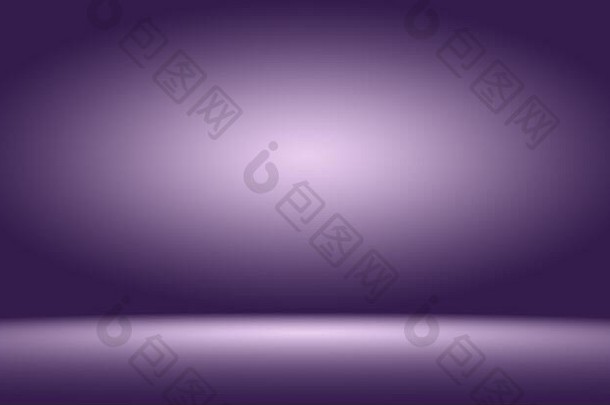抽象平滑的紫色背景房间内部背景