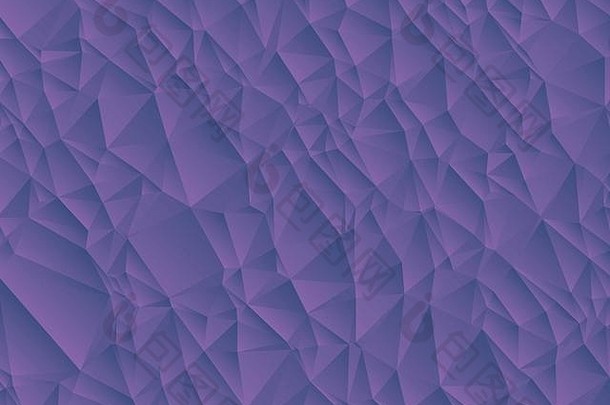 由三角形组成的抽象紫色背景。