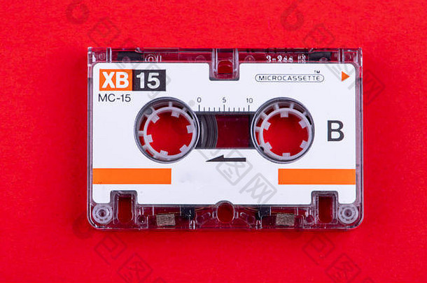 小微盒式磁带的声音录音机