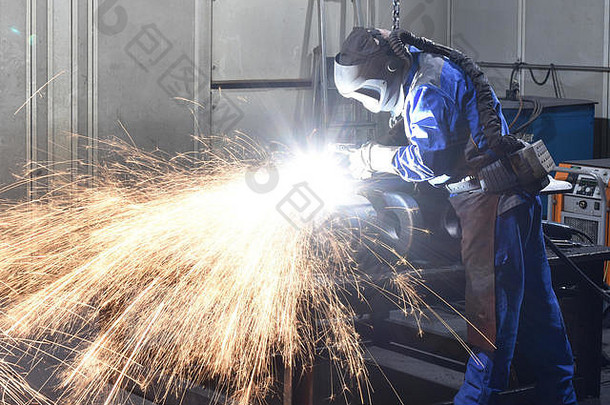 工人保护设备铸造工作铸造磨机工作场所