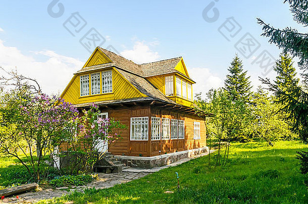 典型的乌克兰古董房子pirogovo基辅