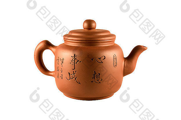 中国泥茶壶（右剖面）