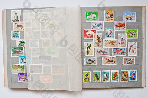 收集越南邮票册