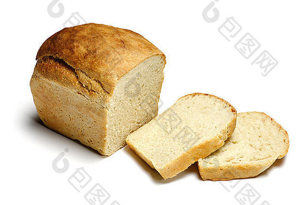 面包白色面包使有机原色面粉