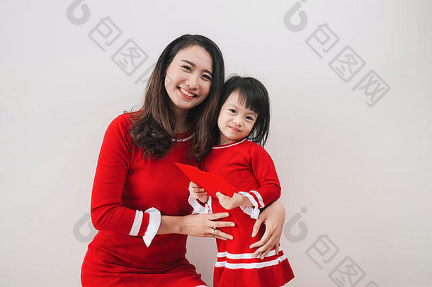 越南妈妈。女儿庆祝一年首页泰特假期