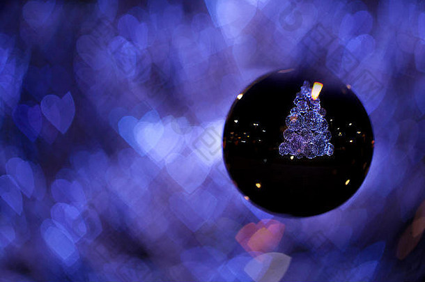圣诞照片背景，黑色带小红心的特殊波基效果