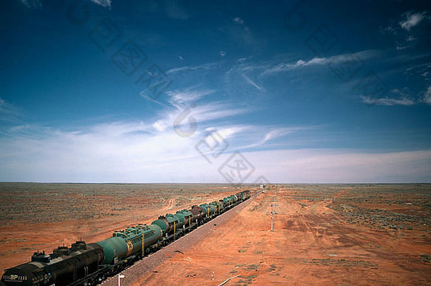 运费火车旅行沙漠北部领土澳大利亚