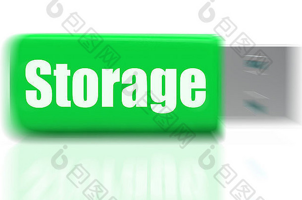 显示数据备份存储或仓储的存储USB驱动器