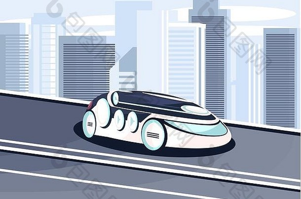 智能环保汽车的插图
