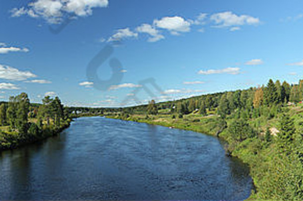 瑞典达拉那州Sälen的Västerdalälven河。