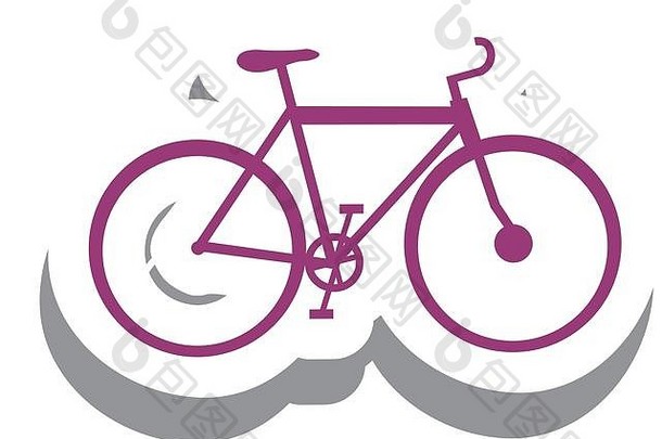 自行车自行车pictogram图标图像