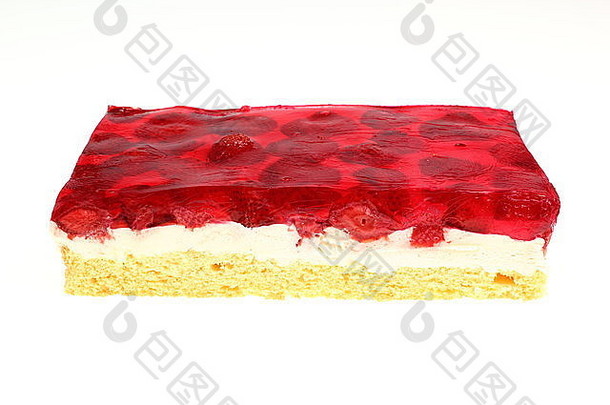 草莓果冻蛋糕