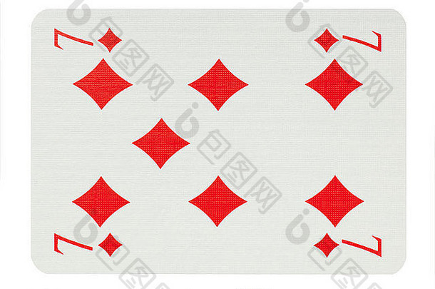 扑克牌剪纸白色背景